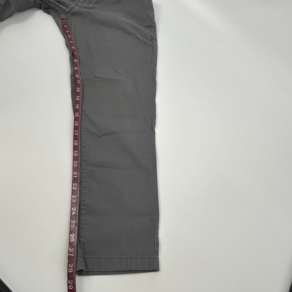 Birddogs Chino Pants Mens 36x30 (Act 36x28) Gray Stretch Hidden Zip Pocket - Picture 7 of 9